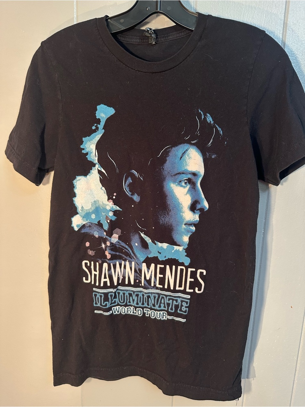Shawn Mendes Black Short Sleeve Illuminate Tour Graphic Tee